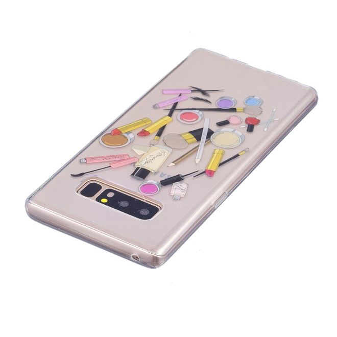 Samsung Galaxy Note 8 Case - Hülle aus elastischem TPU Plastik - Schminksachen