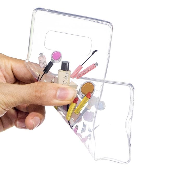 Samsung Galaxy Note 8 Case - Hülle aus elastischem TPU Plastik - Schminksachen