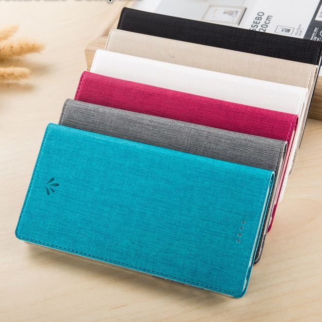 Vili Dmx - Sony Xperia XZ1 Compact Hülle - Case aus Leder - Business Style - mit Standfunktion - schwarz