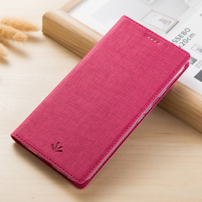 Vili Dmx - Sony Xperia XZ1 Compact Hülle - Case aus Leder - mit Standfunktion - rosa