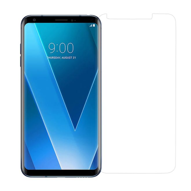 Protection d'écran LG V30 - en verre trempé - 0,3 mm d'épaisseur - transparente