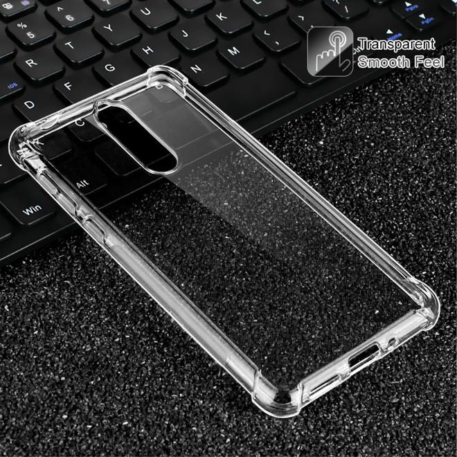 Imak - Nokia 8 Hülle - Anti-Shock Case aus TPU Plastik - inkl. Schutzfolie - transparent
