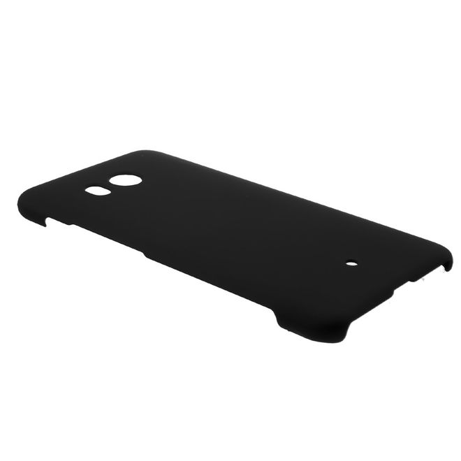 HTC U11 Handy Hülle - Case aus gummiertem Hartplastik - schwarz