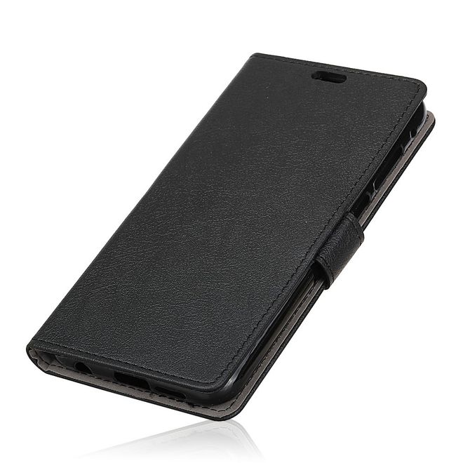 Huawei Mate 10 Handy Hülle - Magnetisches Case aus Leder - mit Standfunktion - schwarz