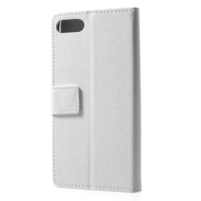 Asus Zenfone 4 Max / 4 Max Pro / 4 Max Plus  Hülle - Case aus Leder - weiss