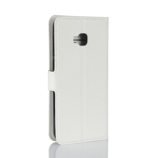 Asus Zenfone 4 Selfie Pro (ZD552KL) Hülle - Case aus Leder - mit Litchitextur und Standfunktion - weiss
