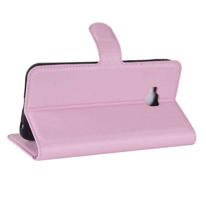 Asus Zenfone 4 Selfie Pro (ZD552KL) Hülle - Case aus Leder - mit Litchitextur und Standfunktion - pink