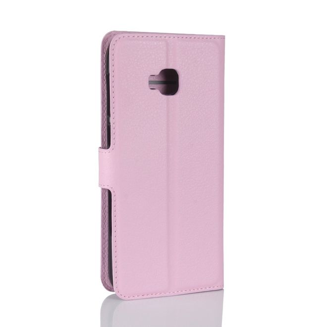 Asus Zenfone 4 Selfie Pro (ZD552KL) Hülle - Case aus Leder - mit Litchitextur und Standfunktion - pink