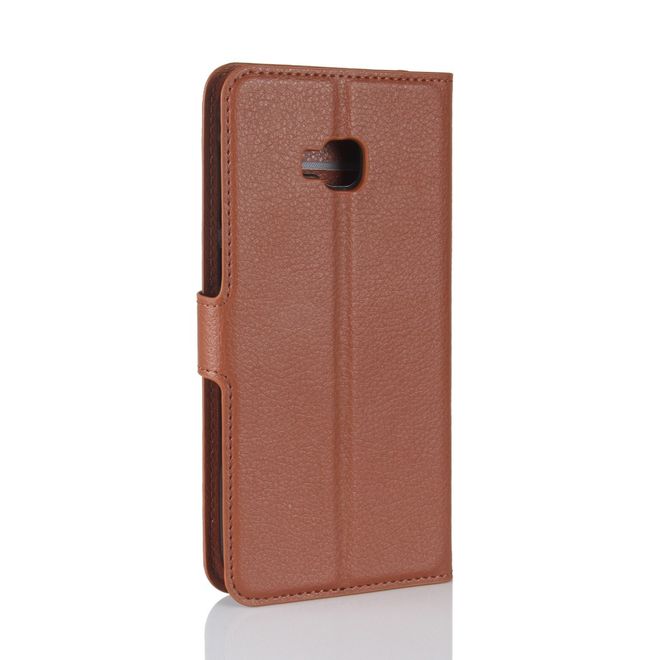 Asus Zenfone 4 Selfie Pro (ZD552KL) Hülle - Case aus Leder - mit Litchitextur und Standfunktion - braun