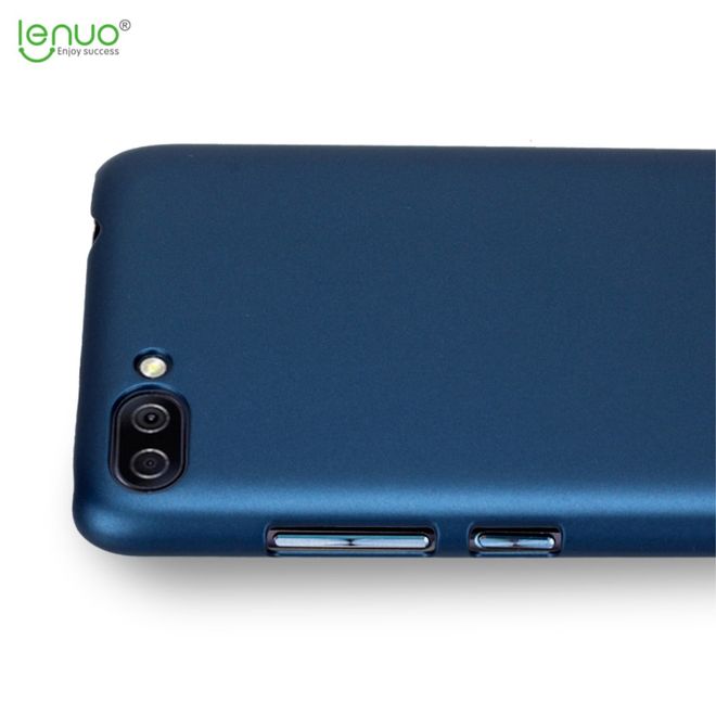 Lenuo - Asus Zenfone 4 Max / 4 Max Pro / 4 Max Plus  Hülle - Case aus Plastik - Leshield Series - dunkelblau