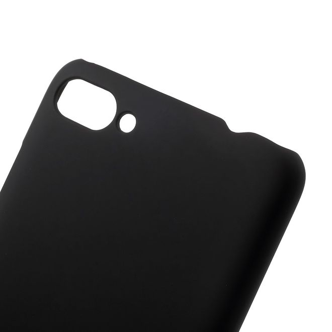 Asus Zenfone 4 Max / 4 Max Pro / 4 Max Plus  Hülle - Gummiertes Case aus Hartplastik - schwarz