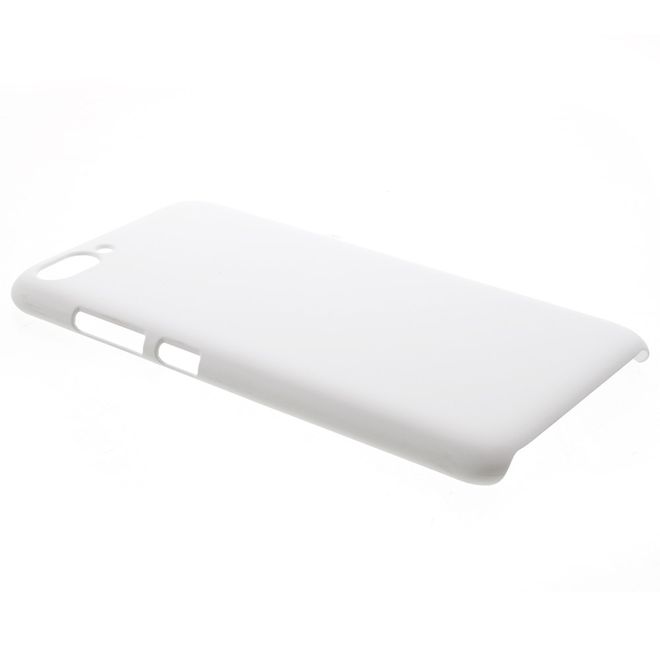 Asus Zenfone 4 Max / 4 Max Pro / 4 Max Plus  Hülle - Gummiertes Case aus Hartplastik - weiss