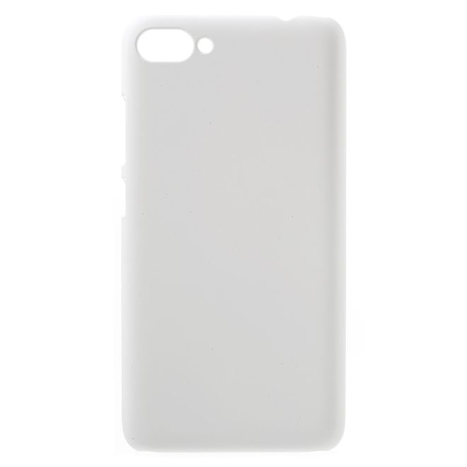 Asus Zenfone 4 Max / 4 Max Pro / 4 Max Plus  Hülle - Gummiertes Case aus Hartplastik - weiss