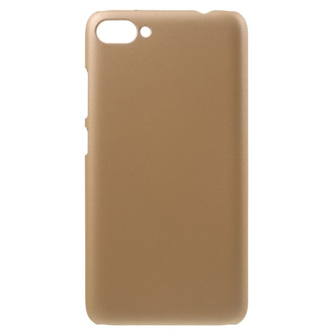 Asus Zenfone 4 Max / 4 Max Pro / 4 Max Plus  Hülle - Gummiertes Case aus Hartplastik - gold