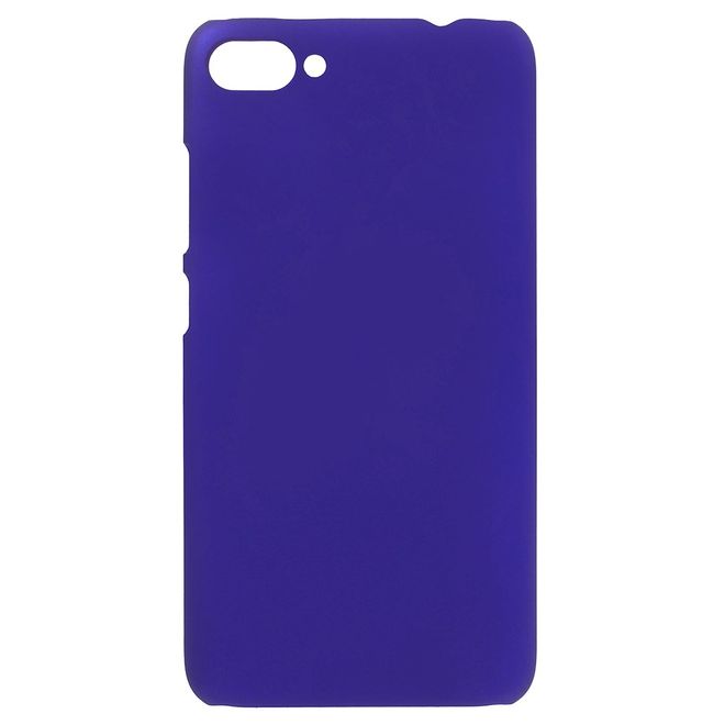 Asus Zenfone 4 Max / 4 Max Pro / 4 Max Plus  Hülle - Gummiertes Case aus Hartplastik - dunkelblau