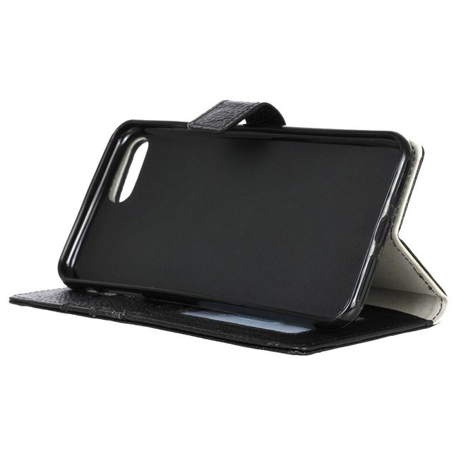 Asus Zenfone 4 Max / 4 Max Pro / 4 Max Plus  Hülle - Case aus Echtleder - schwarz