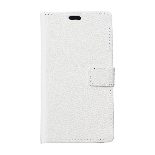 Asus Zenfone 4 Max / 4 Max Pro / 4 Max Plus  Hülle - Case aus Echtleder - weiss