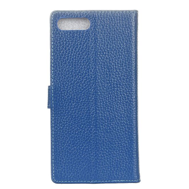 Asus Zenfone 4 Max / 4 Max Pro / 4 Max Plus  Hülle - Case aus Echtleder - blau