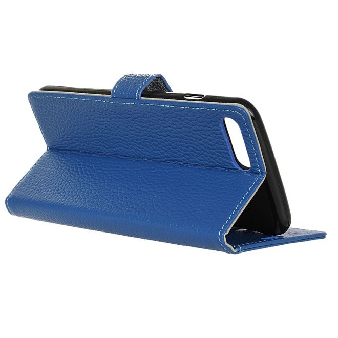 Asus Zenfone 4 Max / 4 Max Pro / 4 Max Plus  Hülle - Case aus Echtleder - blau