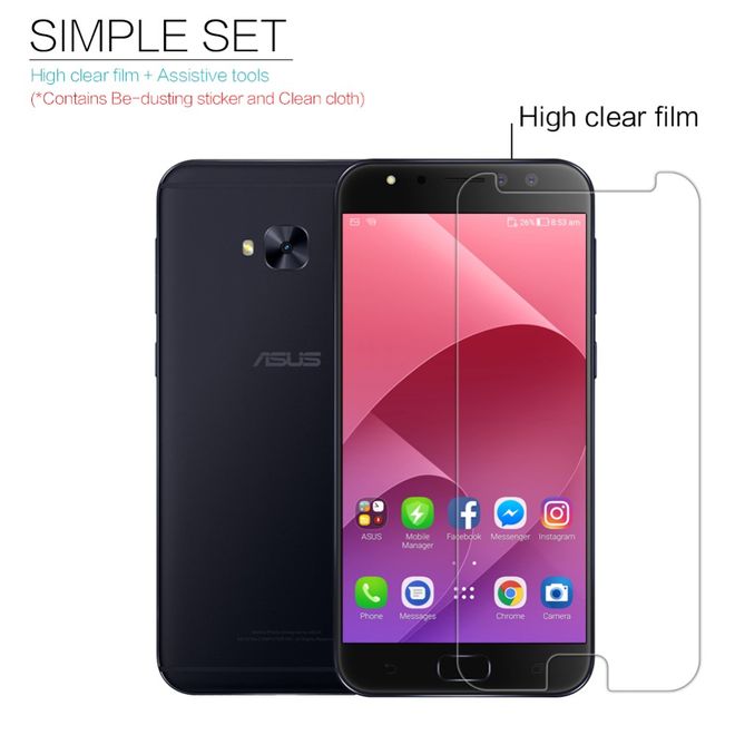 Nillkin - Asus Zenfone 4 Selfie Pro (ZD552KL) Display Schutzfolie - Super Clear Series