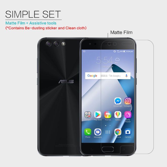 Nillkin - Asus Zenfone 4 (ZE554KL) Display Schutzfolie - Matt Anti-Glare - Matte Series