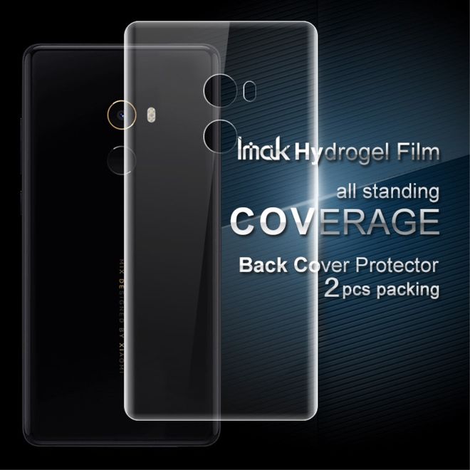 Imak - Xiaomi Mi Mix 2 Schutzfolie für die Rückseite - aus sanftem Hydrogel - 2 Stück