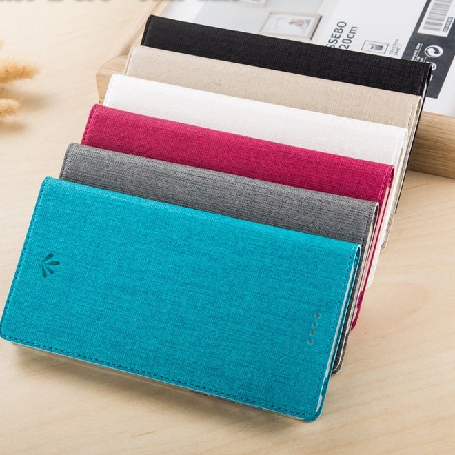 Vili Dmx - Google Pixel 2 Handyhülle - Case aus Leder - mit Kreuzmuster - weiss