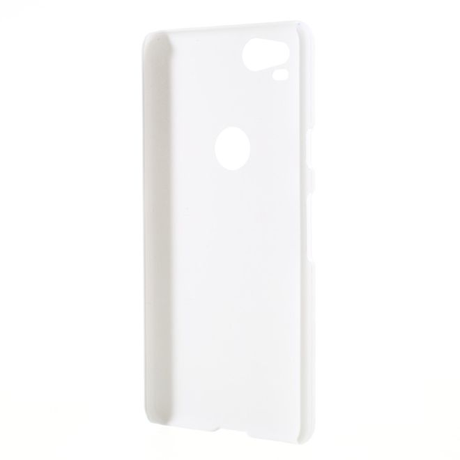 Google Pixel 2 Handy Hülle - Gummiertes Hardcase aus Plastik - weiss