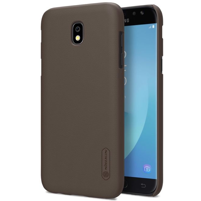 Nillkin - Samsung Galaxy J7 (2017) Hülle - Plastik Case - Super Frosted Shield Series - braun