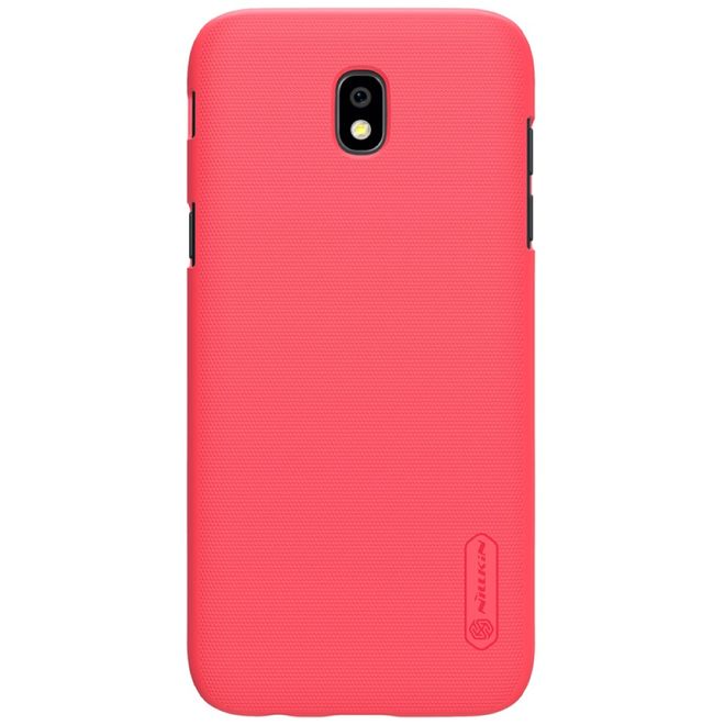 Nillkin - Samsung Galaxy J7 (2017) Hülle - Plastik Case - Super Frosted Shield Series - rot
