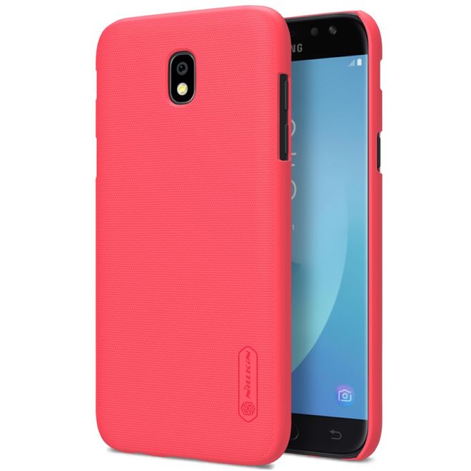 Nillkin - Samsung Galaxy J7 (2017) Hülle - Plastik Case - Super Frosted Shield Series - rot