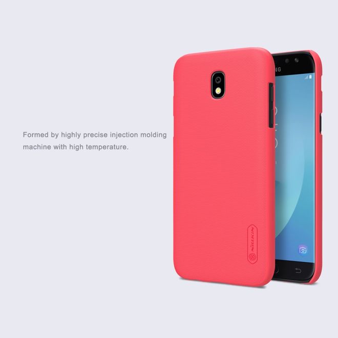 Nillkin - Samsung Galaxy J7 (2017) Hülle - Plastik Case - Super Frosted Shield Series - rot