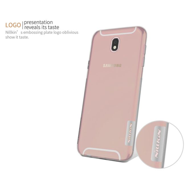 Nillkin - Samsung Galaxy J7 (2017) Hülle - TPU Soft Case - Nature Soft Series - braun