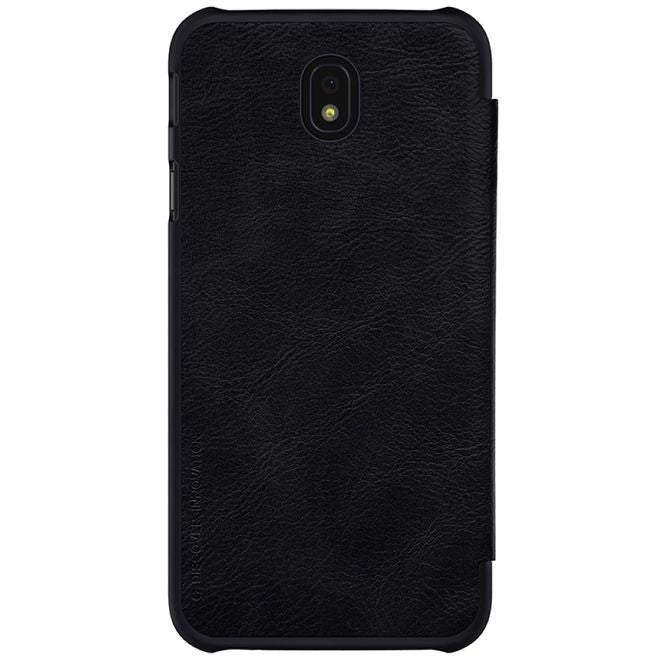 Nillkin - Samsung Galaxy J7 (2017) Hülle - Leder Book Case - Qin Series - schwarz