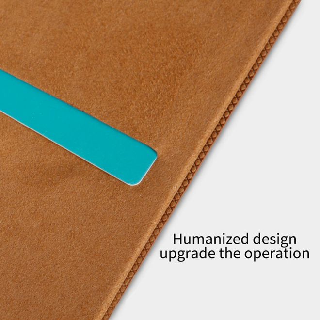 Nillkin - Samsung Galaxy J7 (2017) Hülle - Leder Book Case - Qin Series - schwarz