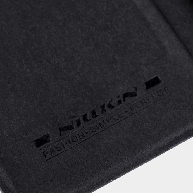 Nillkin - Samsung Galaxy J7 (2017) Hülle - Leder Book Case - Qin Series - schwarz