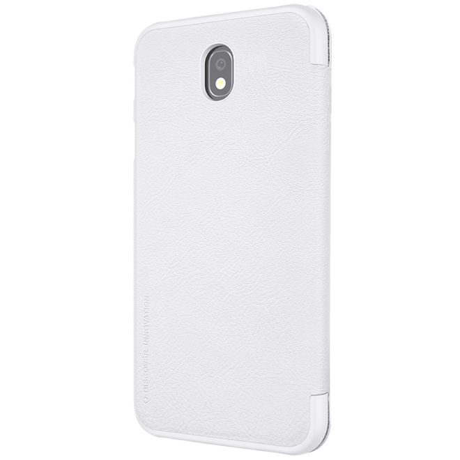 Nillkin - Samsung Galaxy J7 (2017) Hülle - Leder Book Case - Qin Series - weiss
