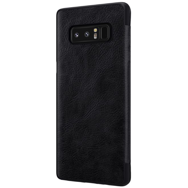 Nillkin - Samsung Galaxy Note 8 Hülle - Leder Book Case - Qin Series - schwarz