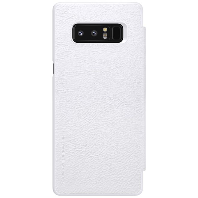 Nillkin - Samsung Galaxy Note 8 Hülle - Leder Book Case - Qin Series - weiss