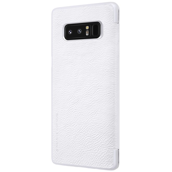 Nillkin - Samsung Galaxy Note 8 Hülle - Leder Book Case - Qin Series - weiss