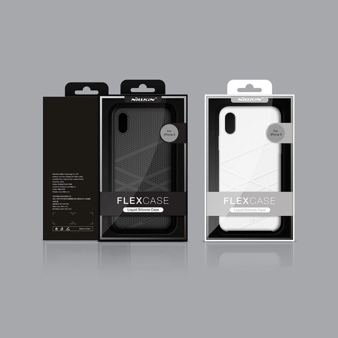 Nillkin - iPhone X Silikon Hülle - Flex Case Series - rot