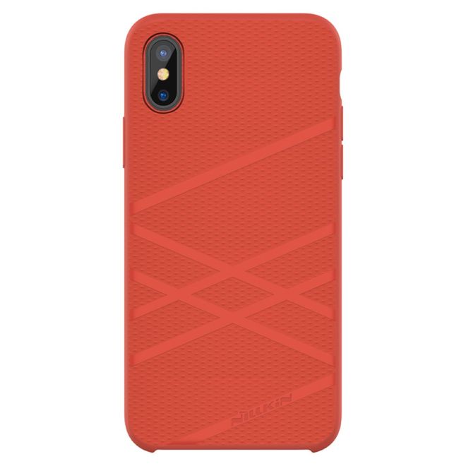 Nillkin - iPhone X Silikon Hülle - Flex Case Series - rot