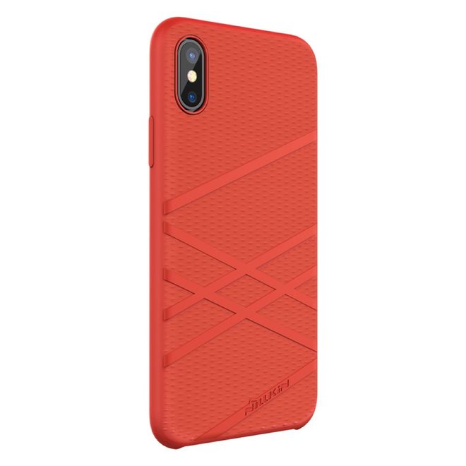 Nillkin - iPhone X Silikon Hülle - Flex Case Series - rot
