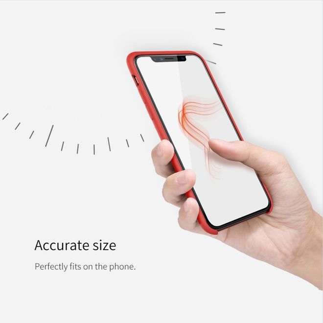 Nillkin - iPhone X Silikon Hülle - Flex Case Series - rot