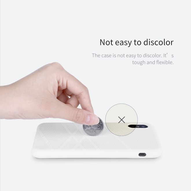 Nillkin - iPhone X Silikon Hülle - Flex Case Series - weiss