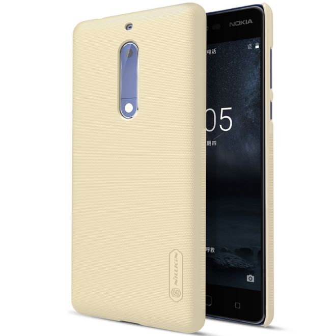 Nillkin - Nokia 5 Hülle - Plastik Case - Super Frosted Shield Series - gold