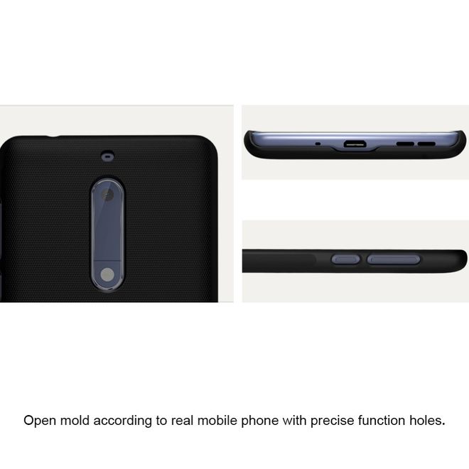 Nillkin - Nokia 5 Hülle - Plastik Case - Super Frosted Shield Series - rot