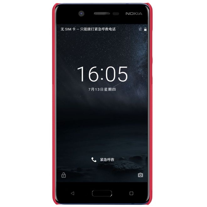 Nillkin - Nokia 5 Hülle - Plastik Case - Super Frosted Shield Series - rot