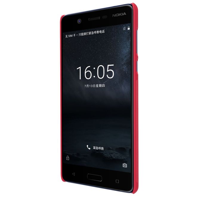 Nillkin - Nokia 5 Hülle - Plastik Case - Super Frosted Shield Series - rot