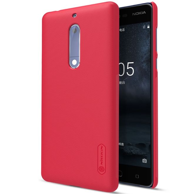 Nillkin - Nokia 5 Hülle - Plastik Case - Super Frosted Shield Series - rot